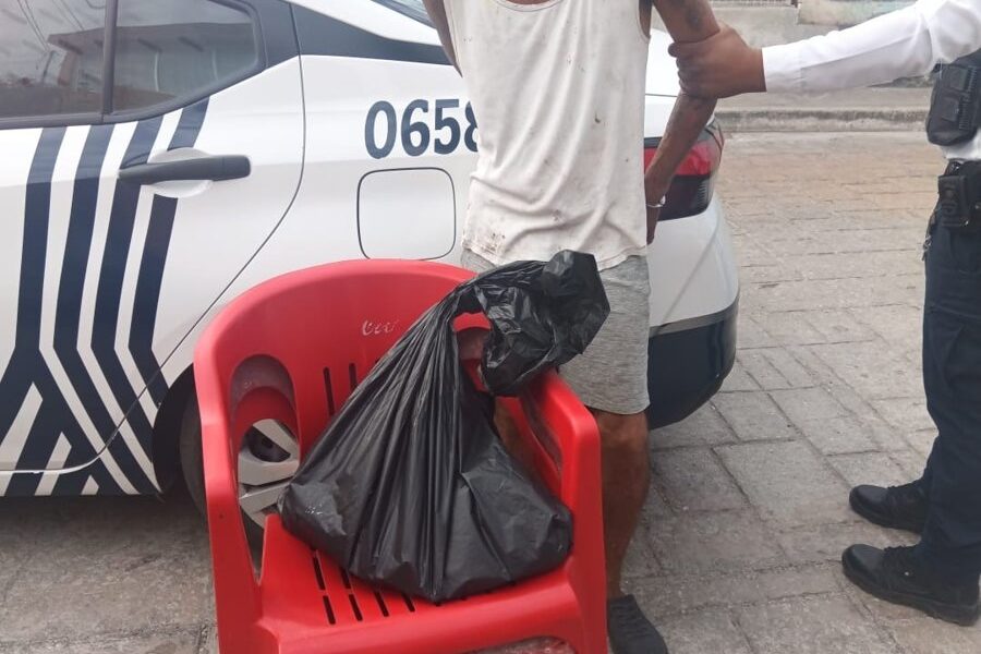 SPSC ASEGURA A SUJETO EN LA CAPITAL DEL ESTADO