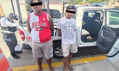 SPSC ASEGURA A DOS SUJETOS EN LA CAPITAL DEL ESTADO