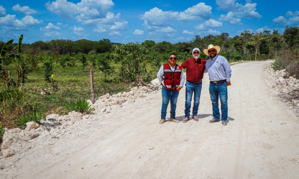 REHABILITACIÓN DE CAMINO SACA COSECHAS EN EL KILÓMETRO 74 DE ESCÁRCEGA
