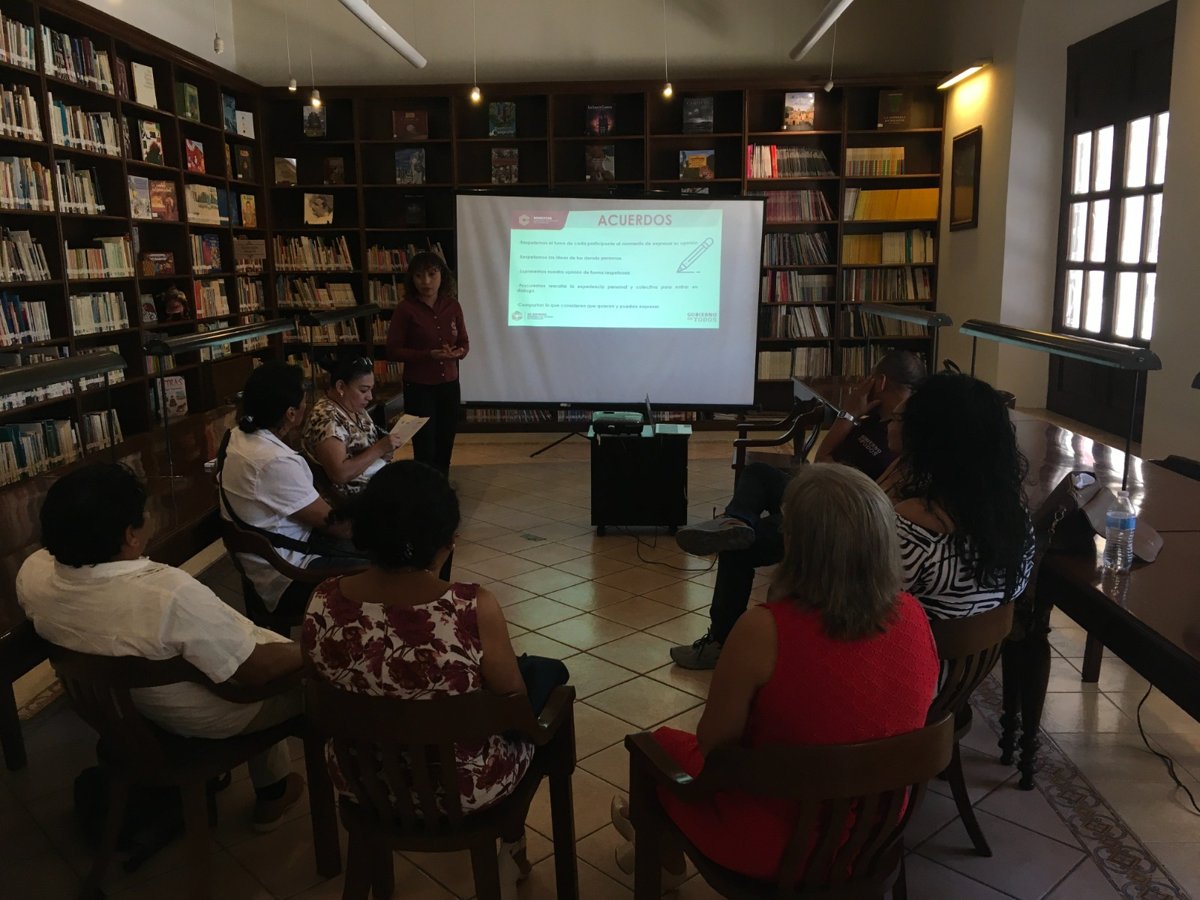LA SECRETARÍA EJECUTIVA DEL SISTEMA ESTATAL DE PROTECCIÓN INTEGRAL DE NIÑAS, NIÑOS Y ADOLESCENTES CAPACITA A PERSONAL DE LAS BIBLIOTECAS DE CAMPECHE EN PERESPECTIVA DE NIÑEZ Y ADOLESCENCIA COMO PARTE DEL