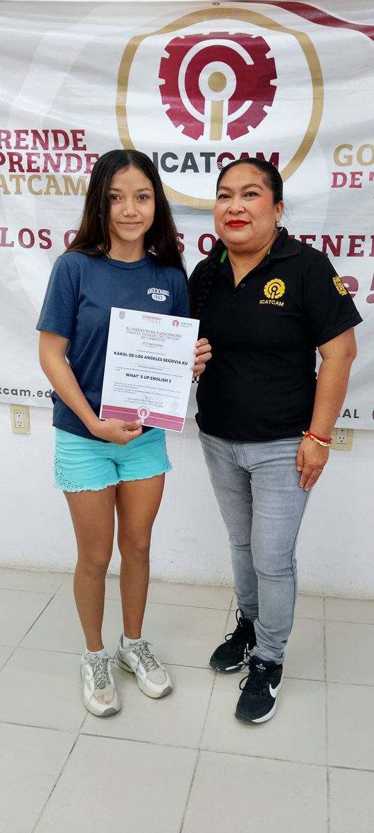 “ENTREGA DE CONSTANCIAS A LAS Y LOS ALUMNOS DE LOS CURSOS SABATINOS DEL ICAT ACCIÓN MÓVIL SEYBAPLAYA”