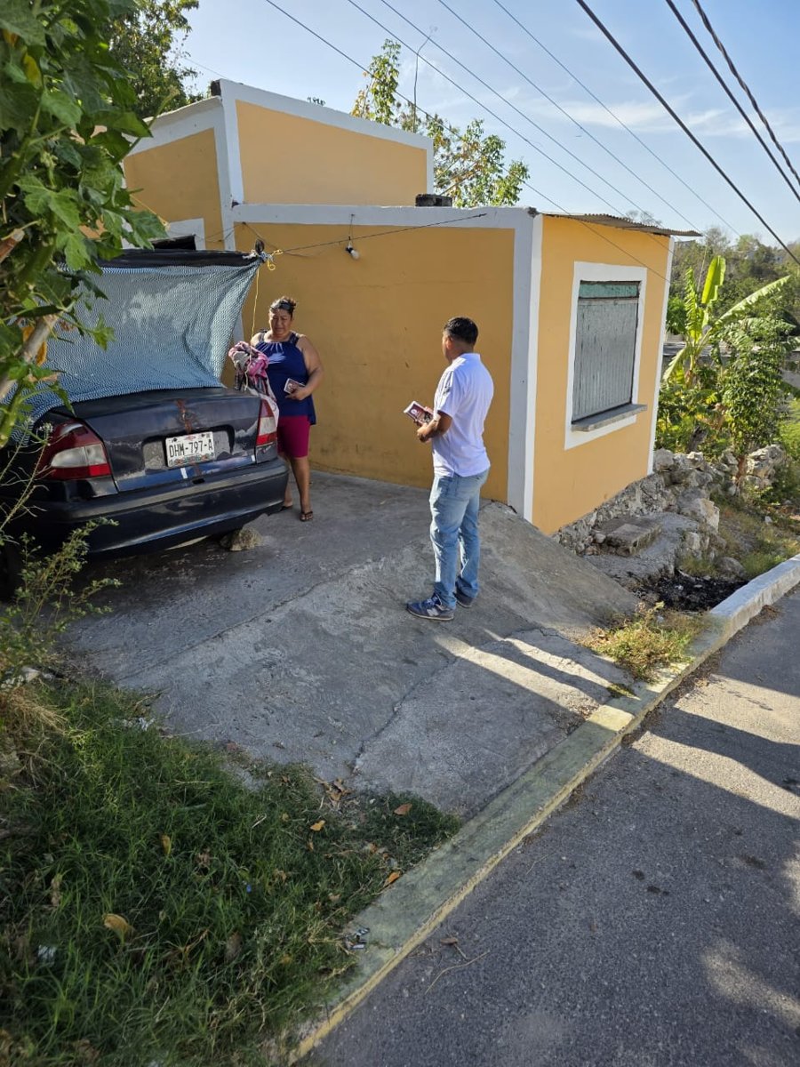 ICAT ACCIÓN MÓVIL SEYBAPLAYA REALIZA VOLANTEO EN LA COLONIA SAN ISIDRO DE ESTE MUNICIPIO