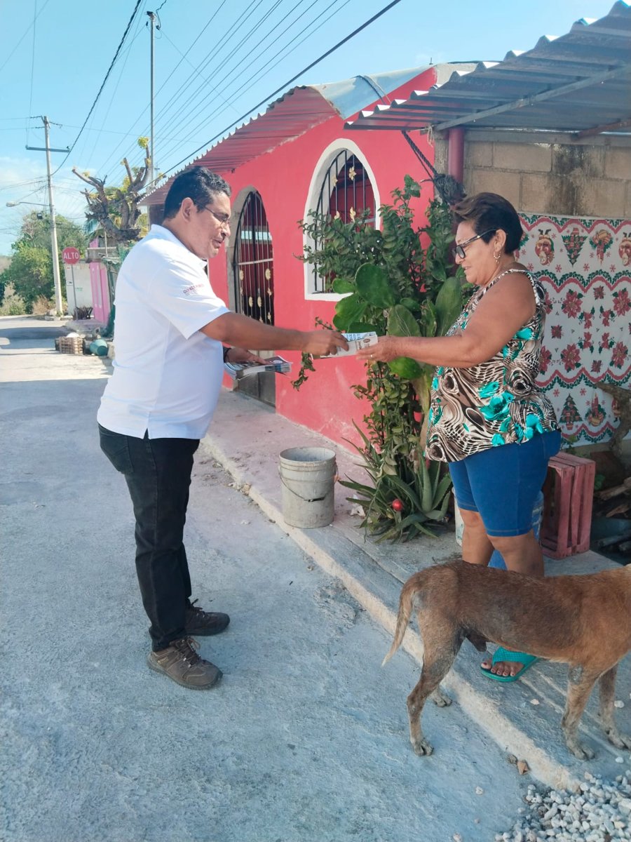ICAT ACCIÓN MÓVIL SEYBAPLAYA REALIZA VOLANTEO EN LA COLONIA SAN ISIDRO DE ESTE MUNICIPIO