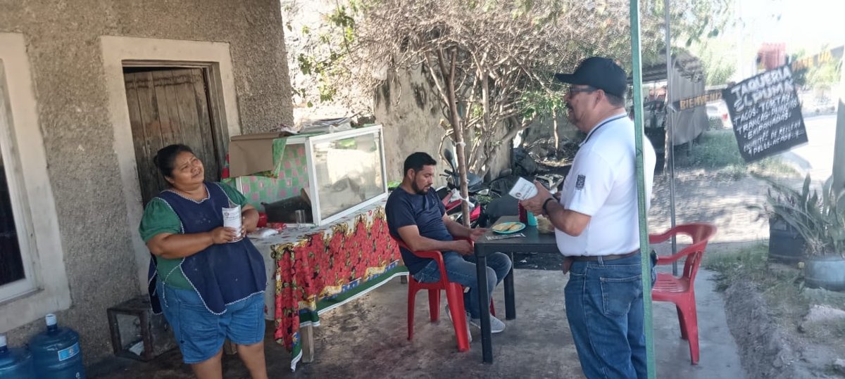 ICAT ACCIÓN MÓVIL SEYBAPLAYA REALIZA VOLANTEO EN LA COLONIA SAN ISIDRO DE ESTE MUNICIPIO