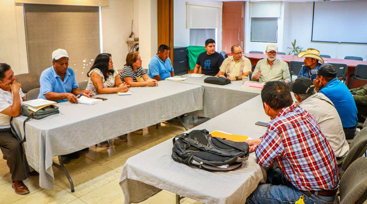 REUNIÓN DE DIFUSIÓN DE PROGRAMAS ESTATALES CON COMISARIOS EJIDALES