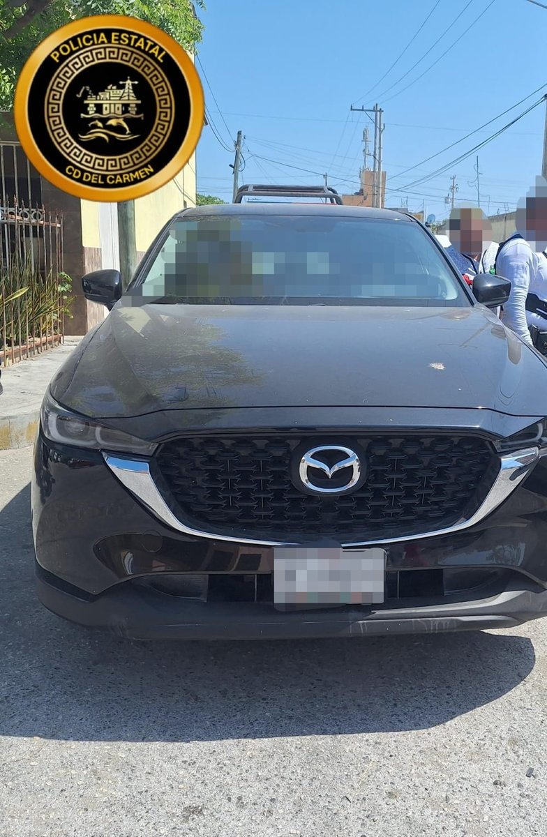 SPSC RECUPERA VEHÍCULO CON REPORTE DE ROBO EN CARMEN