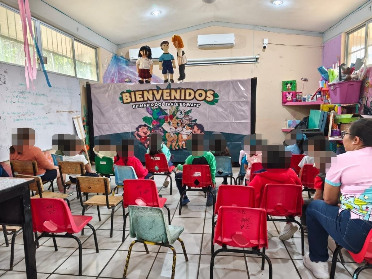 SPSC PRESENTA TEATRO GUIÑOL EN EL JARDÍN DE NIÑOS “MARÍA MAGDALENA PACHECO BLANCO”