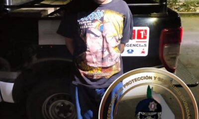 SPSC ASEGURA A SUJETO EN POSESIÓN DE PRESUNTA DROGA EN LA CAPITAL DEL ESTADO