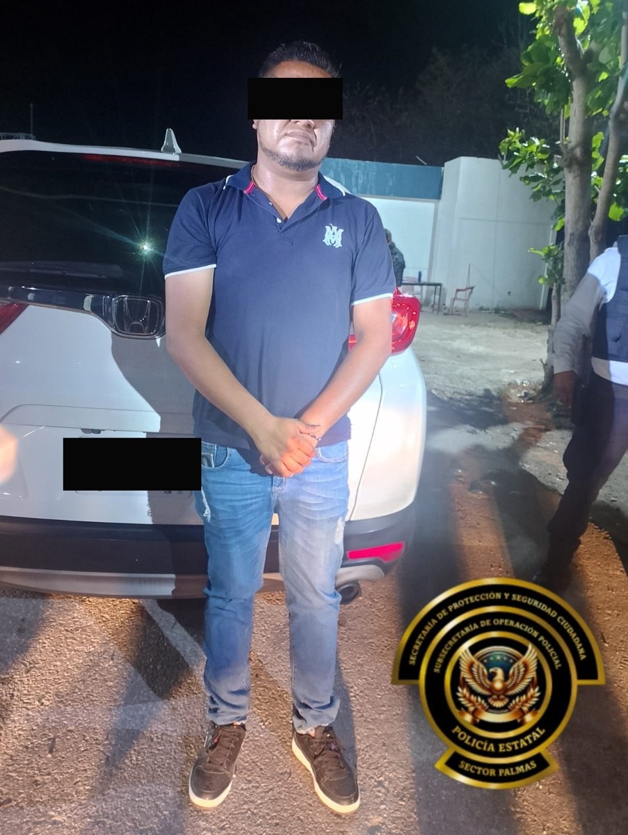 SPSC ASEGURA A DOS SUJETOS Y RECUPERA VEHÍCULO CON REPORTE DE ROBO EN LA CAPITAL DEL ESTADO