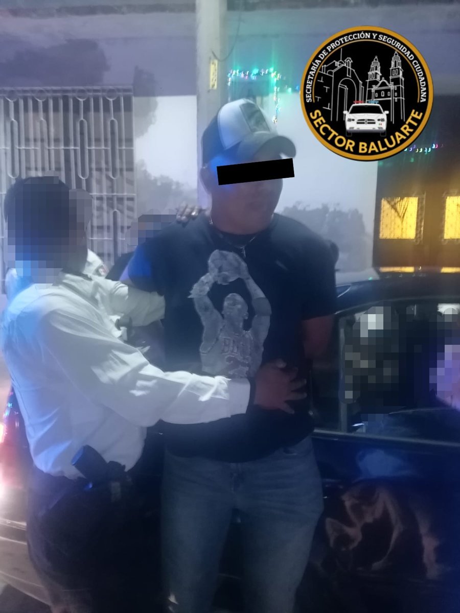 SPSC ASEGURA A TRES SUJETOS, UNO DE ELLOS EN POSESIÓN DE PRESUNTA ARMA DE FUEGO EN LA CAPITAL DEL ESTADO