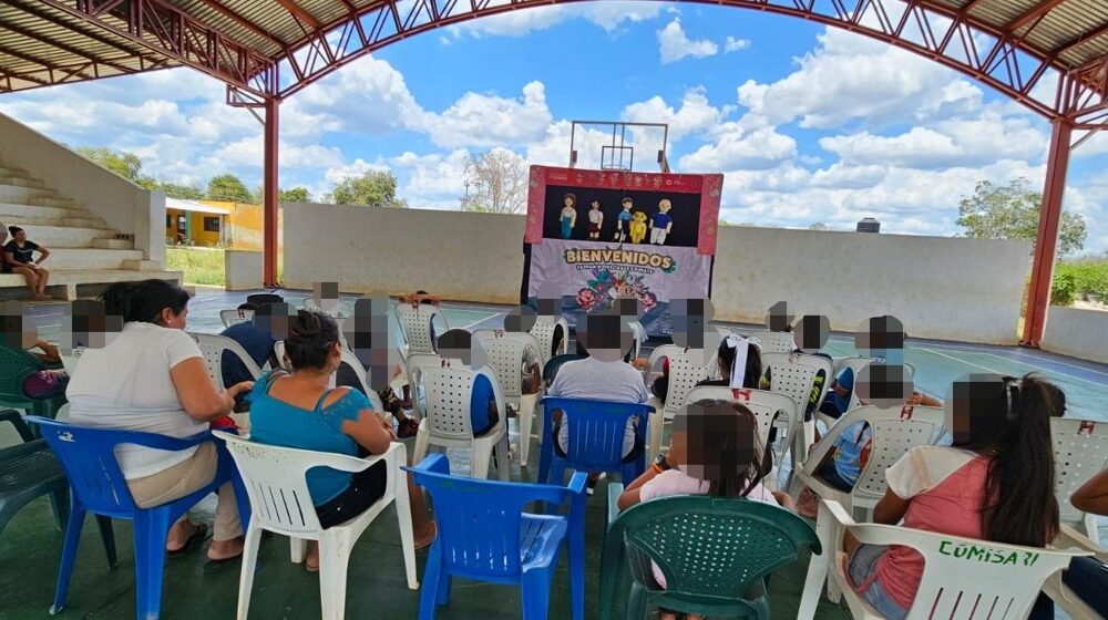 POLICÍA MUNICIPAL DE DZITBALCHÉ ASEGURA A TRES SUJETOS