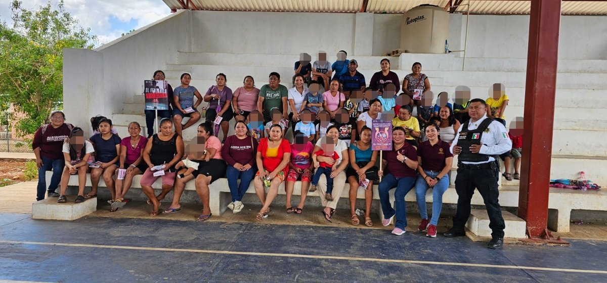 POLICÍA MUNICIPAL DE DZITBALCHÉ ASEGURA A TRES SUJETOS