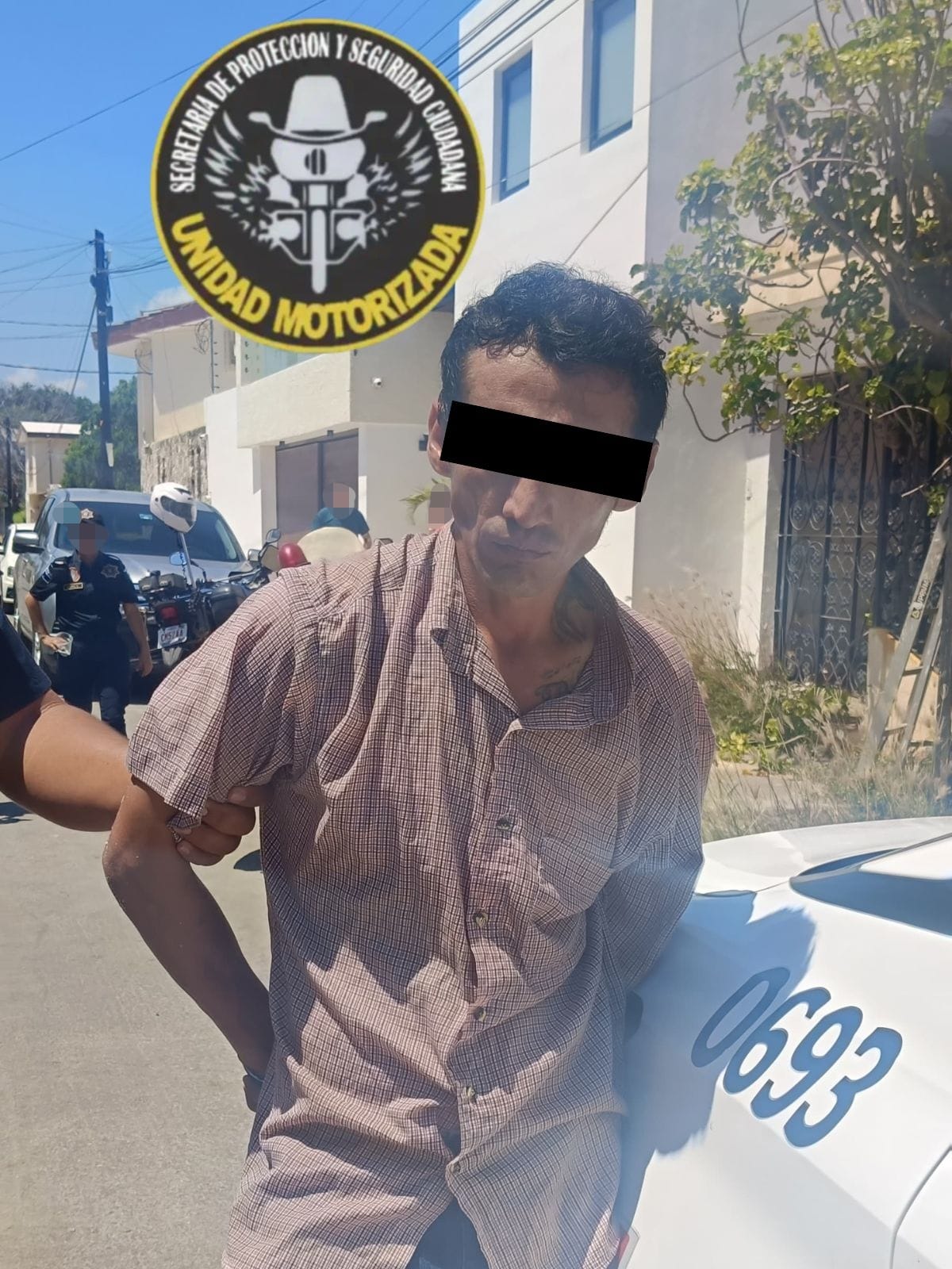 *SPSC ASEGURA A SUJETO EN LA COLONIA BOSQUES, EN LA CAPITAL DEL ESTADO*
