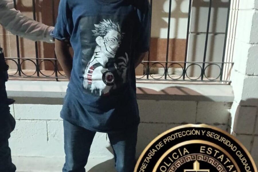 SPSC ASEGURA A SUJETO EN EL FRACCIONAMIENTO VILLAS DEL RÍO DE LA CAPITAL DEL ESTADO