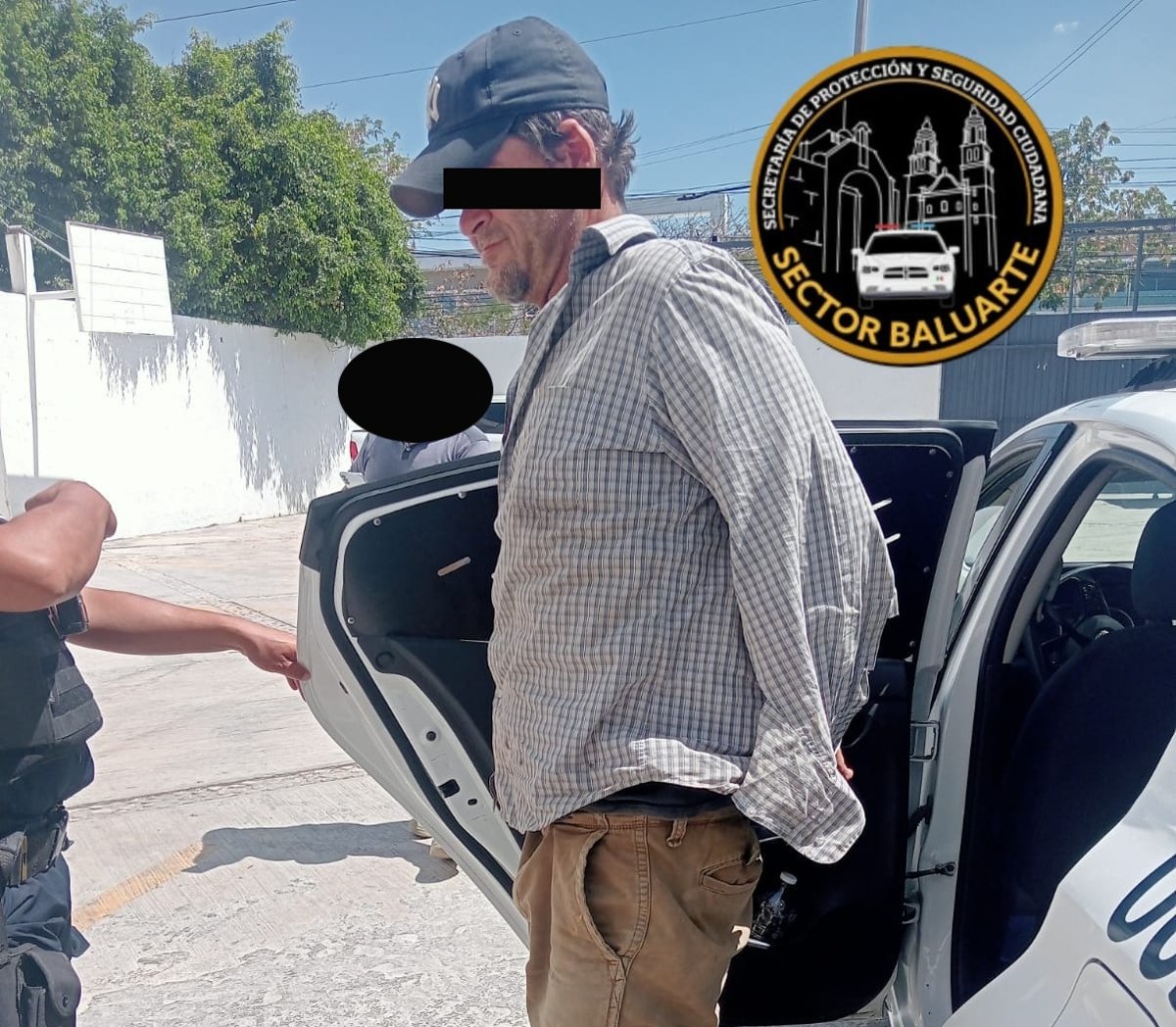 SPSC ASEGURA A SUJETO EN LA CAPITAL DEL ESTADO