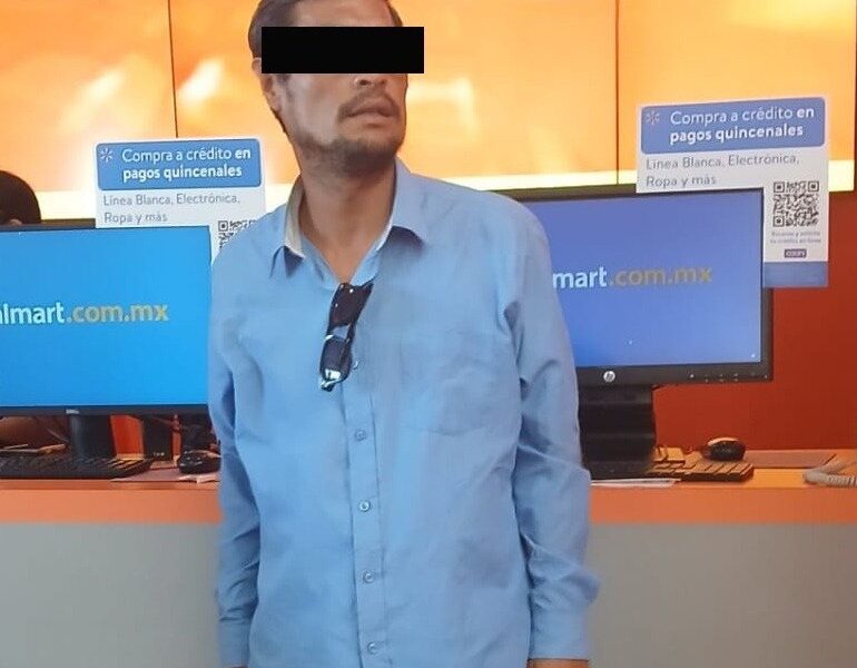 SPSC ASEGURA A SUJETO EN LA CAPITAL DEL ESTADO