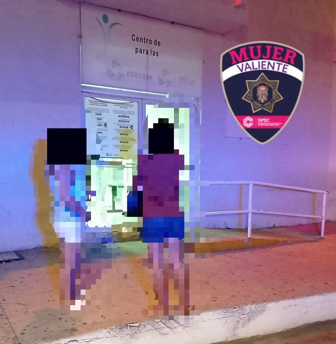 SPSC BRINDA APOYO DE TRASLADO A MUJER EN LA CAPITAL DEL ESTADO