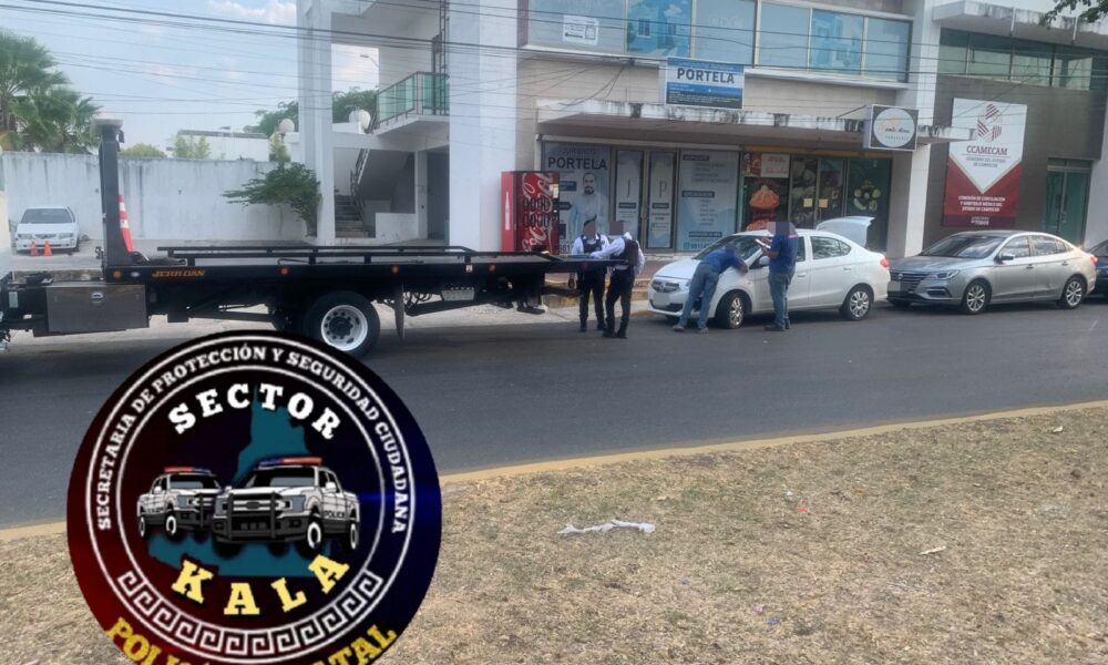 SPSC RECUPERA VEHÍCULO CON REPORTE DE ROBO EN LA CAPITAL DEL ESTADO