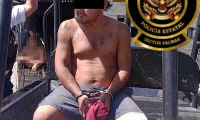 SPSC ASEGURA A SUJETO EN LA CAPITAL DEL ESTADO
