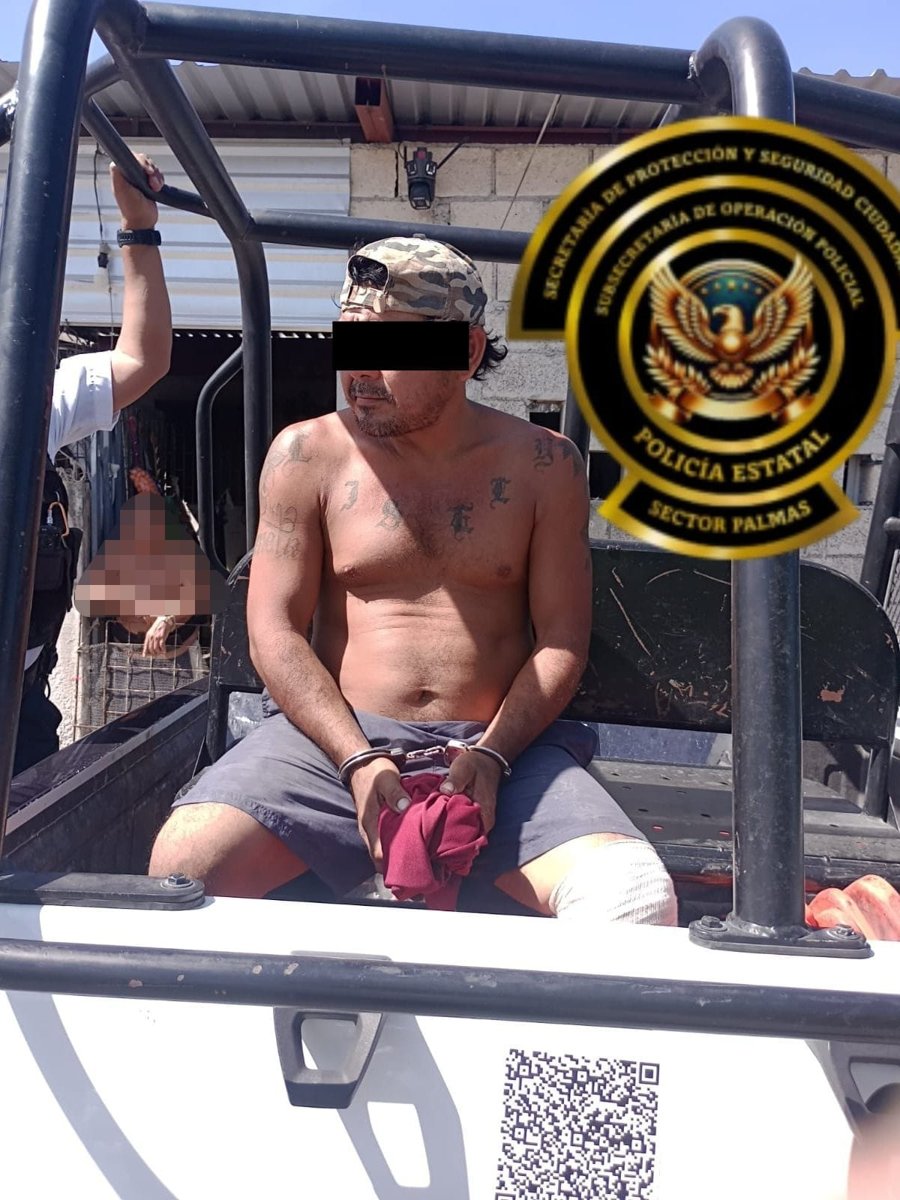 SPSC ASEGURA A SUJETO EN LA CAPITAL DEL ESTADO