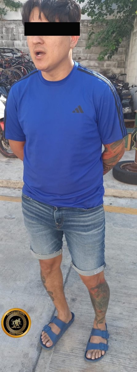 SUJETO ES ASEGURADO EN CARMEN POR ELEMENTOS DE LA SPSC