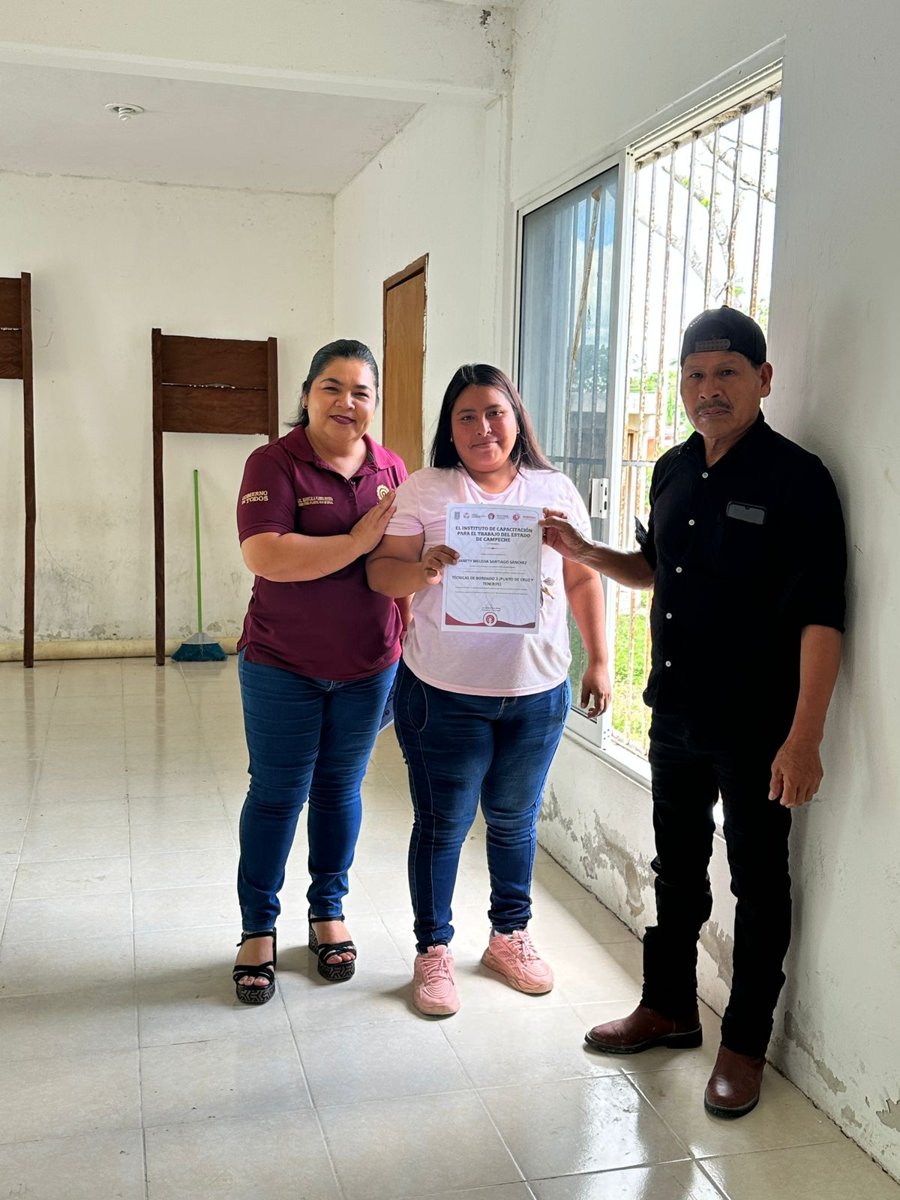 CURSO “ENTREGA DE CONSTANCIAS EN LA COMUNIDAD DE NUEVA VIDA” DEL ICAT PLANTEL XPUJIL