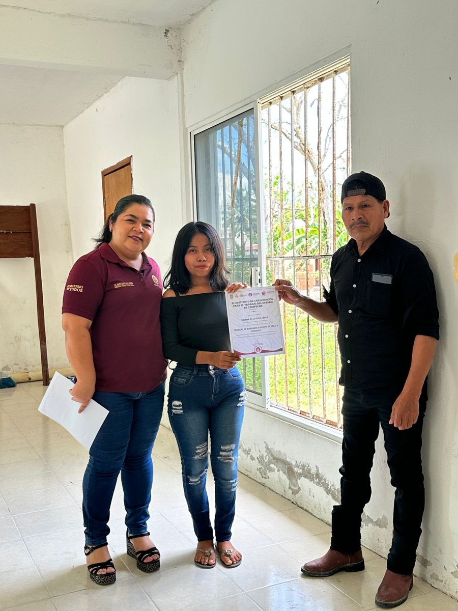 CURSO “ENTREGA DE CONSTANCIAS EN LA COMUNIDAD DE NUEVA VIDA” DEL ICAT PLANTEL XPUJIL