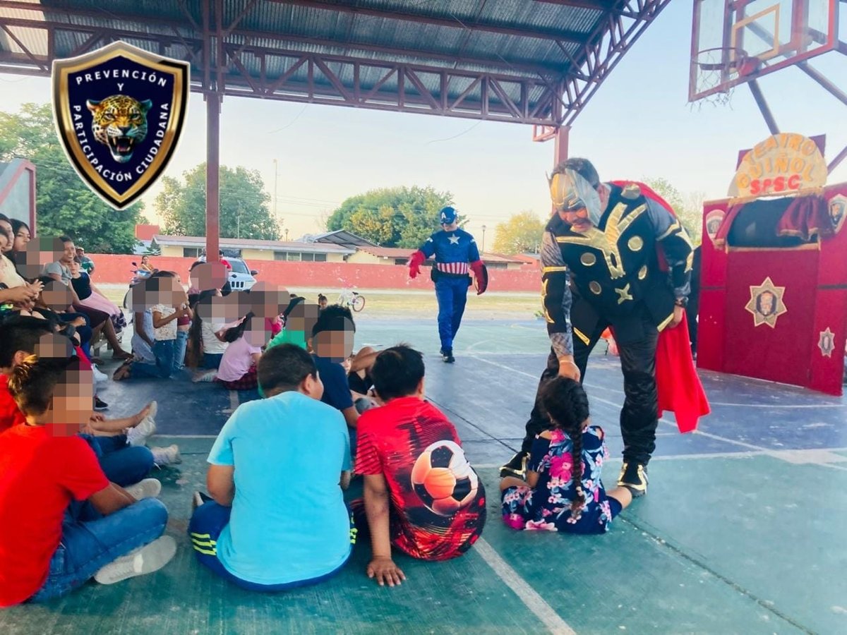 SPSC LLEVA LA CARAVANA DEL DÍA DEL NIÑO Y TEATRO GUIÑOL A CHAMPOTÓN