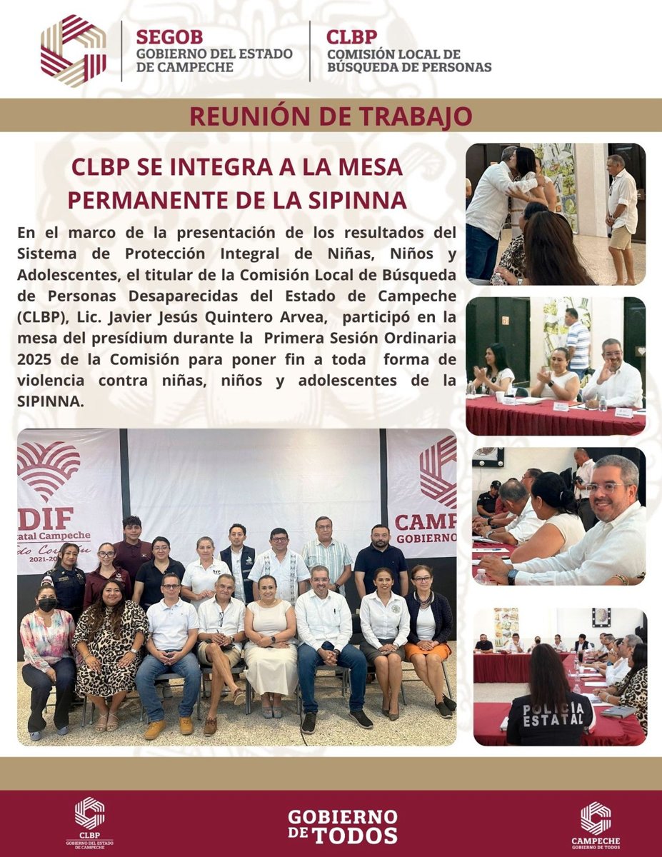 CLBP SE INTEGRA A LA MESA PERMANENTE DE LA SIPINNA