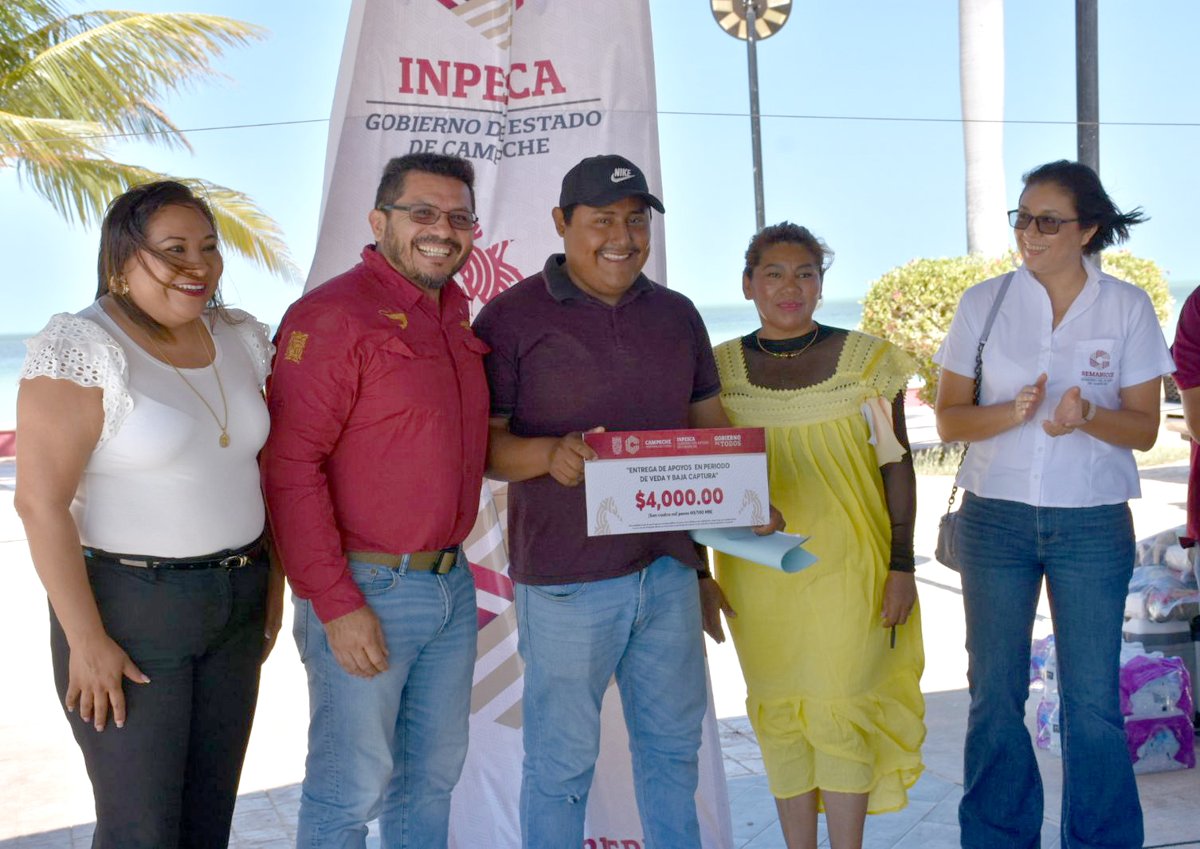 ARRANCA EN CAMPECHE EL PAGO DEL PROGRAMA DE VEDA Y BAJA CAPTURA 2025 EN APOYO AL SECTOR PESQUERO