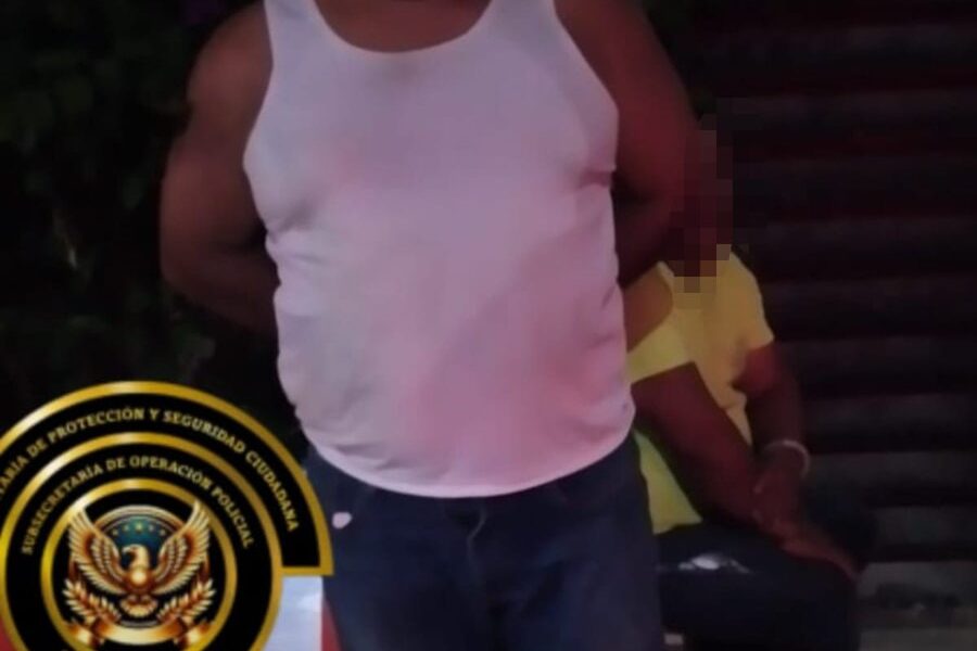 SPSC ASEGURA A SUJETO EN LA CAPITAL DEL ESTADO