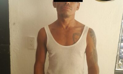 POLICÍA MUNICIPAL DE CHAMPOTÓN ASEGURA A SUJETO QUE ESCANDALIZABA EN LA VÍA PÚBLICA