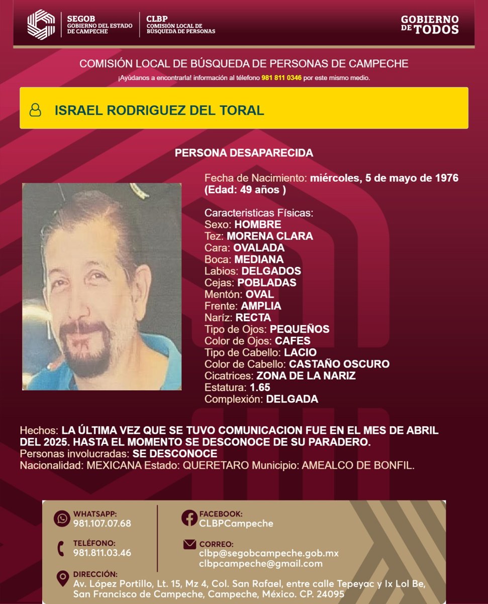 PERSONA LOCALIZADA