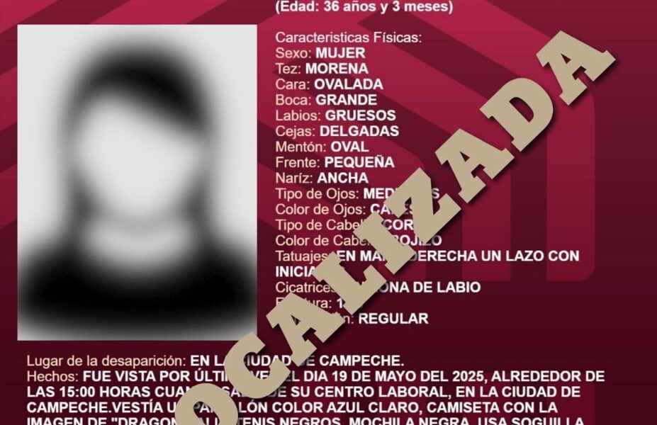 PERSONA LOCALIZADA