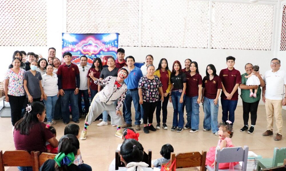 ALUMNAS Y ALUMNOS DEL CECYTEC LLEVAN APRENDIZAJE Y DIVERSIÓN AL CENTRO ASISTENCIAL “MÁRIA PALMIRA LAVALLE”