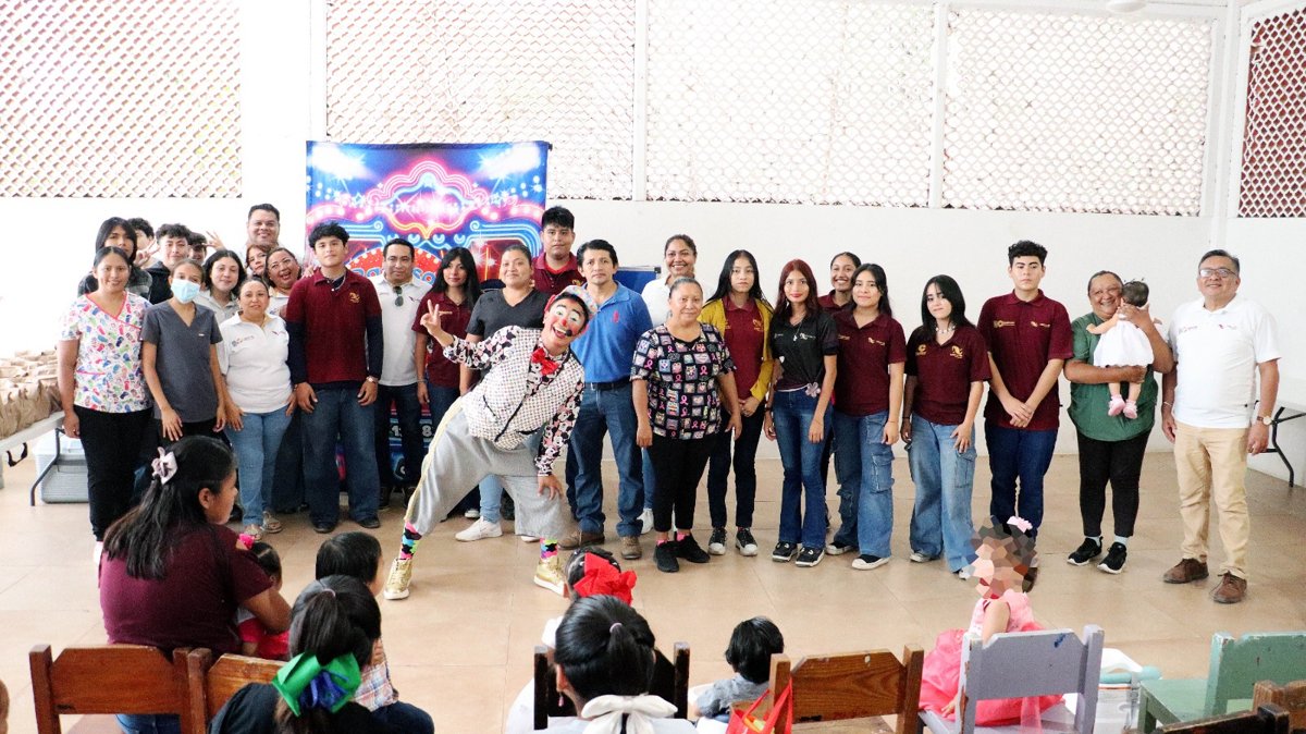 ALUMNAS Y ALUMNOS DEL CECYTEC LLEVAN APRENDIZAJE Y DIVERSIÓN AL CENTRO ASISTENCIAL “MÁRIA PALMIRA LAVALLE”