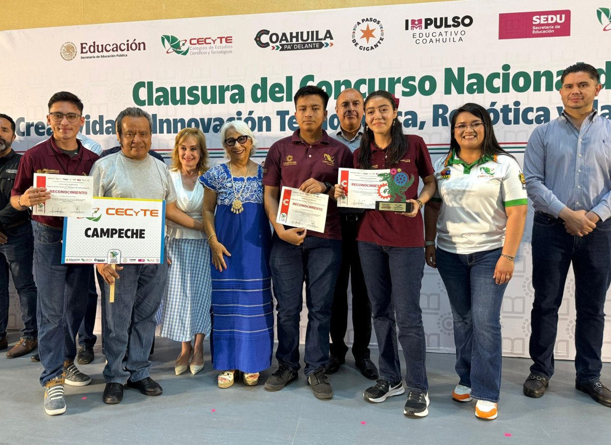 CECYTEC ACUMULA 23 PREMIOS NACIONALES EN 4 AÑOS