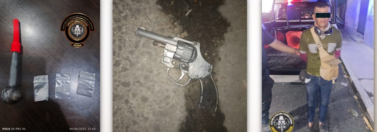 CUATRO DETENIDOS, DECOMISO DE ARMA DE FUEGO Y RECUPERACIÓN DE TRES VEHÍCULOS CON REPORTE DE ROBO EN LAS ÚLTIMAS 48 HORAS