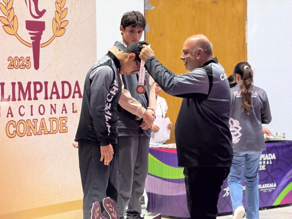 ORO Y BRONCE PARA CAMPECHE EN LA OLIMPIADA NACIONAL CONADE 2025