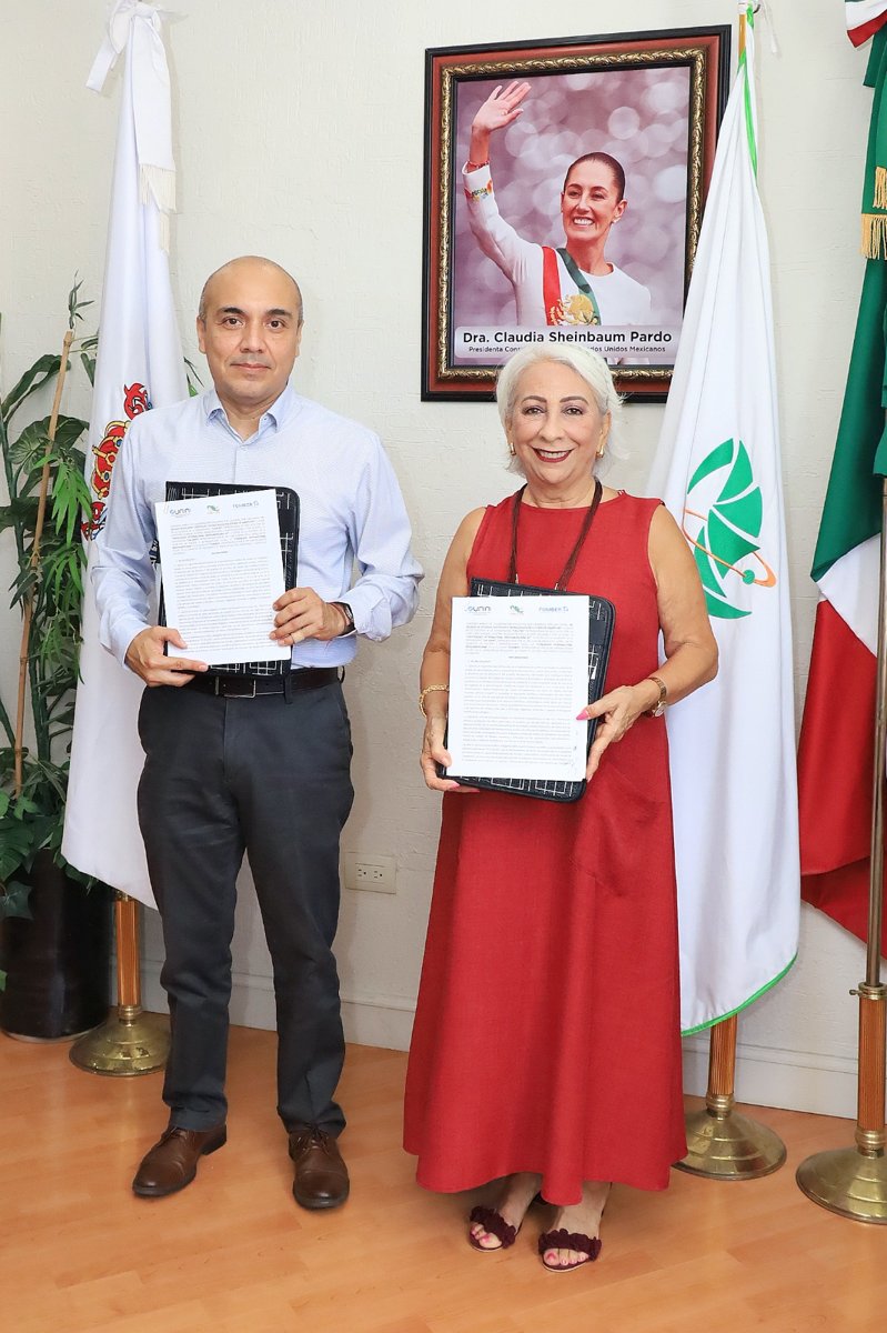 FIRMAN CONVENIO CECYTEC Y LA UNINI