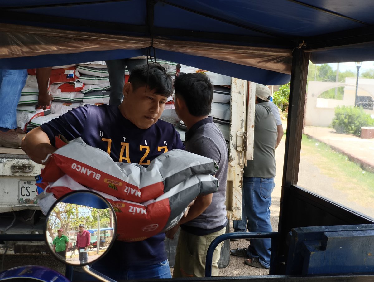 ENTREGA DE SEMILLAS EN DZITBALCHÉ