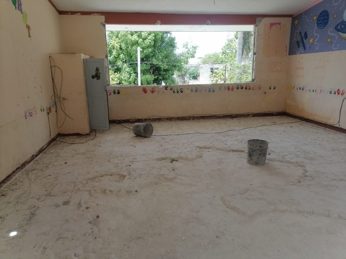 INICIAN OBRAS DE REHABILITACION DE ESPACIO EN ESCUELA PRIMARIA