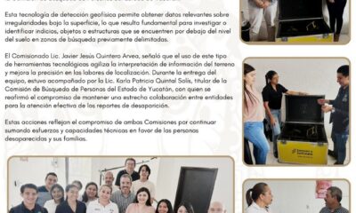 LA COMISIÓN DE BÚSQUEDA DE PERSONAS DE CAMPECHE COADYUVA CON TECNOLOGÍA A LA CBPY