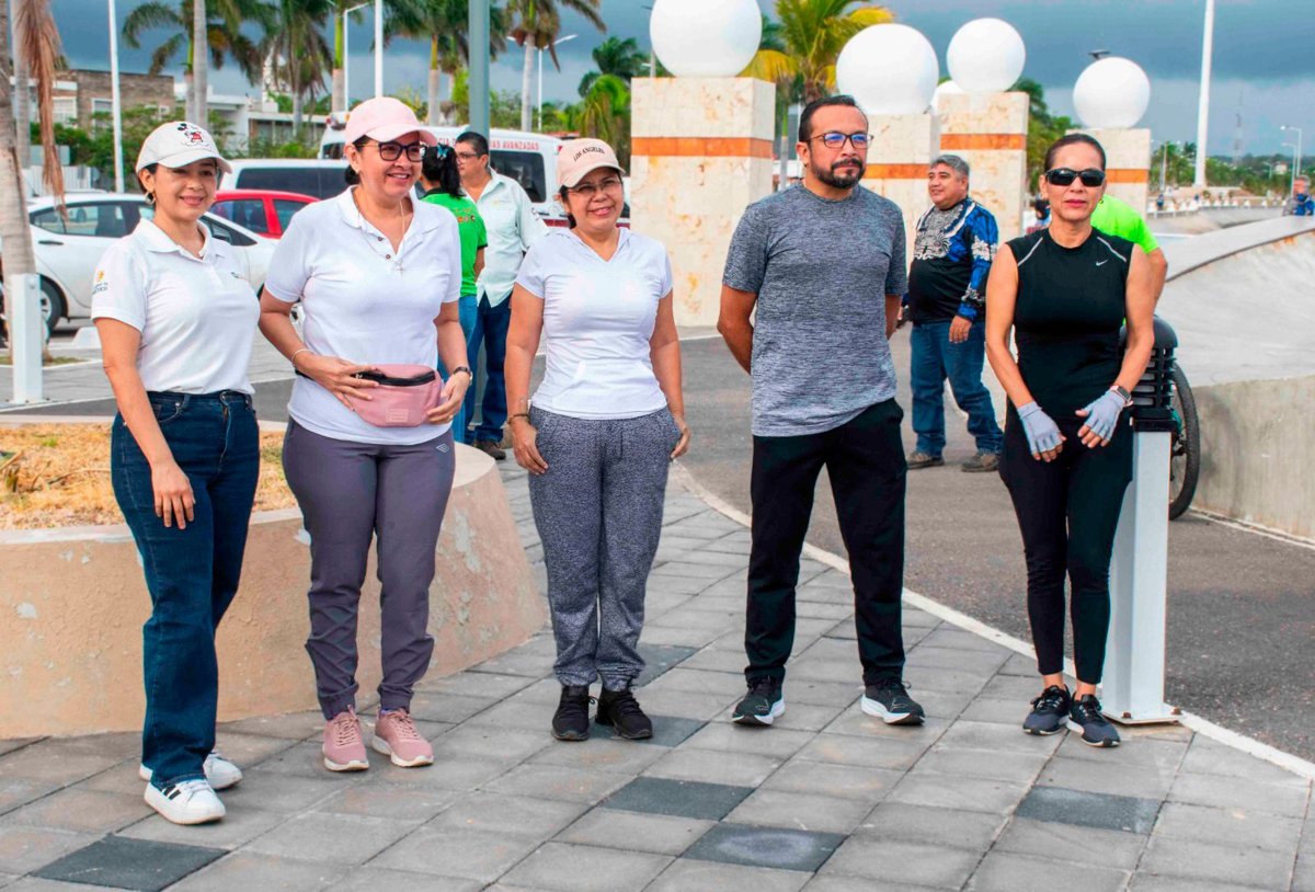 REALIZAN RODADA 3XMISALUD EN MALECÓN DE CAMPECHE