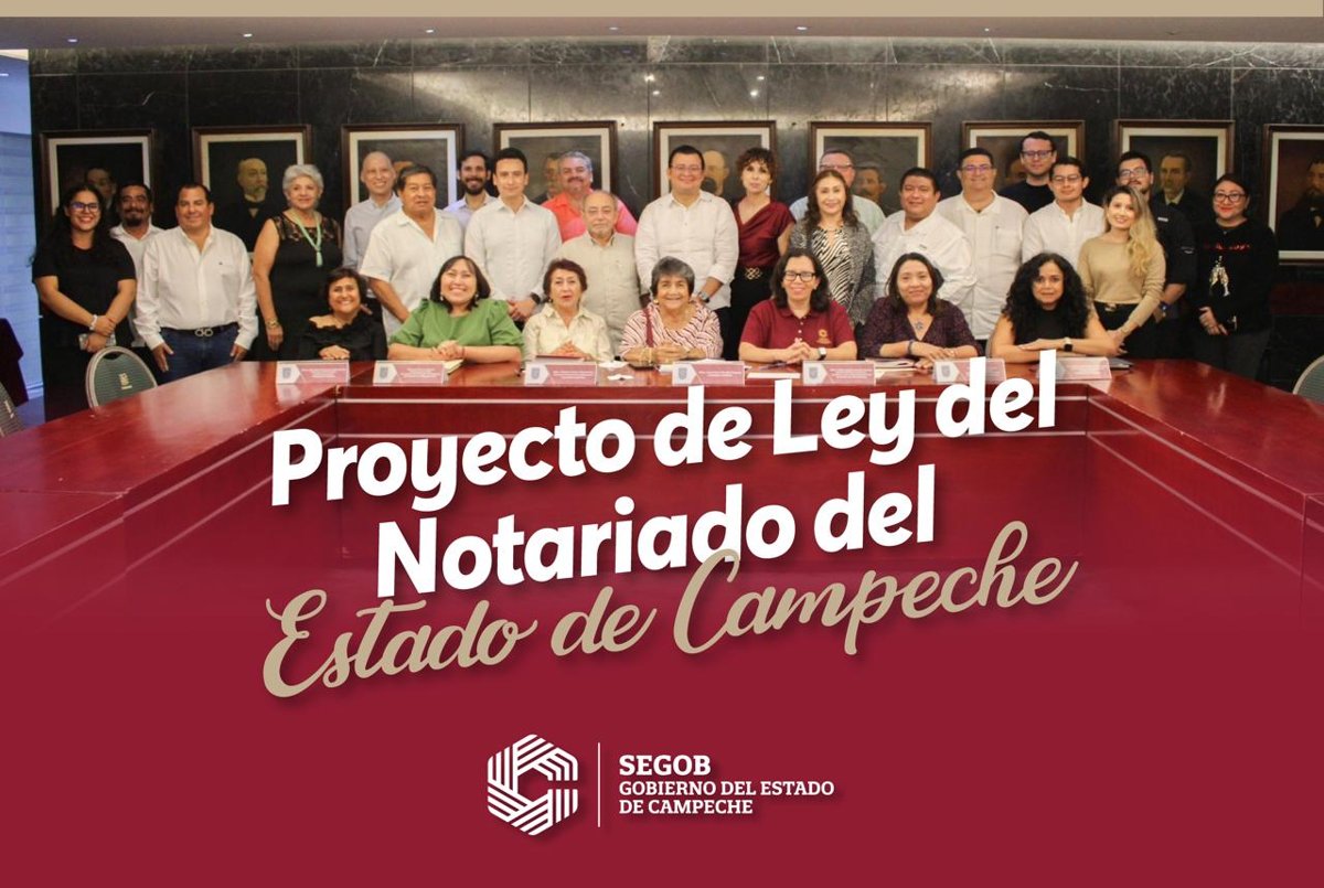 AVANZA LA CONSTRUCCIÓN DEL PROYECTO DE LEY DEL NOTARIADO EN CAMPECHE