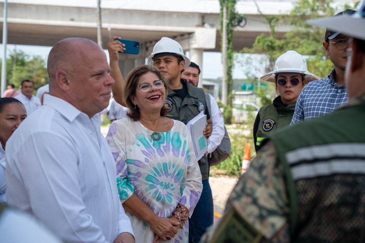 SECRETARIA DE GOBIERNO SUPERVISA AVANCES DEL TREN LIGERO EN CAMPECHE