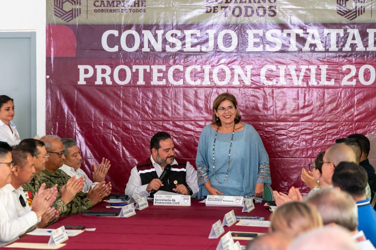 ENCABEZA LIZ HERNÁNDEZ SEGUNDA SESIÓN ORDINARIA DEL CONSEJO ESTATAL DE PROTECCIÓN CIVIL