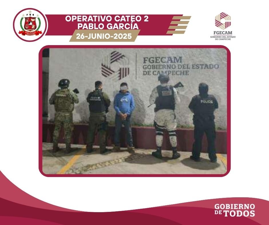 LA FGECAM EJECUTA CATEOS EN LA CAPITAL CAMPECHANA