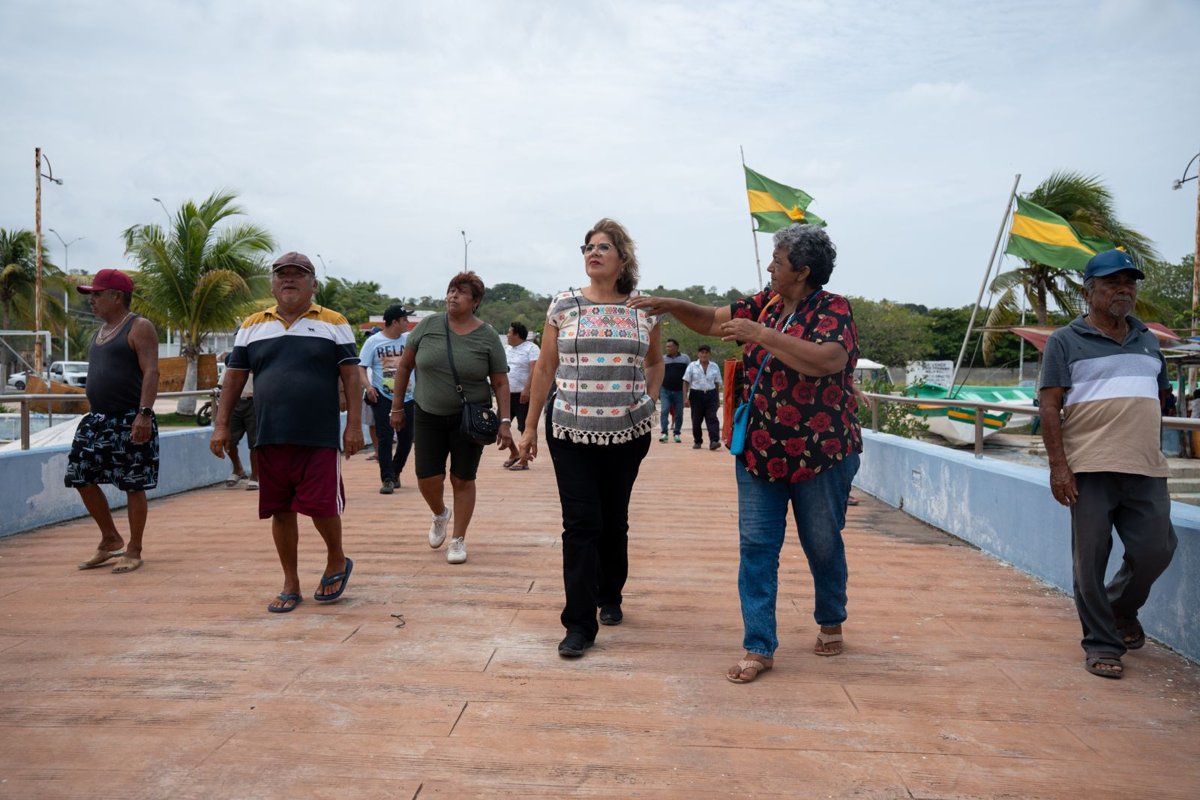 LA SECRETARIA DE GOBIERNO CONVIVE CON PESCADORES DE CAMINO REAL