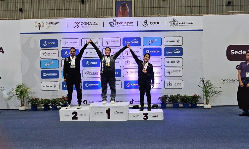 TRES MEDALLAS DE ORO PARA CARLA CUEVAS, EN LA ON DE HALTEROFILIA